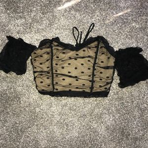 Off the Shoulder Crop Top